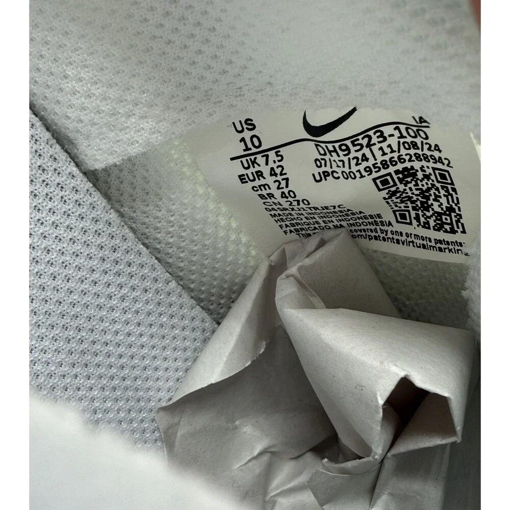 Nike damaged shoe